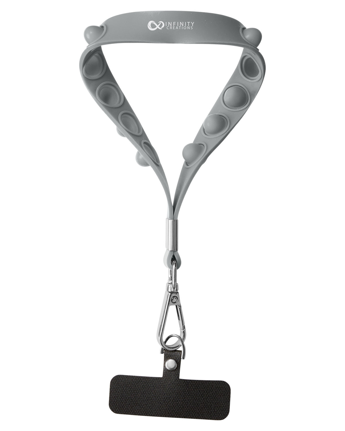 Push Pop Wrist Strap Keychain With Phone Holder 17