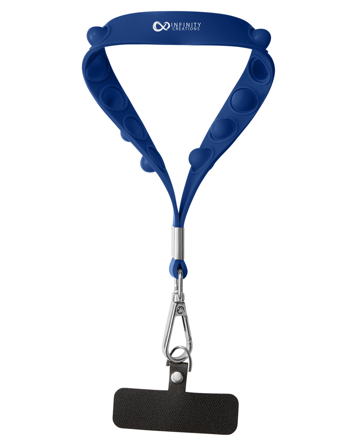 Push Pop Wrist Strap Keychain With Phone Holder 19