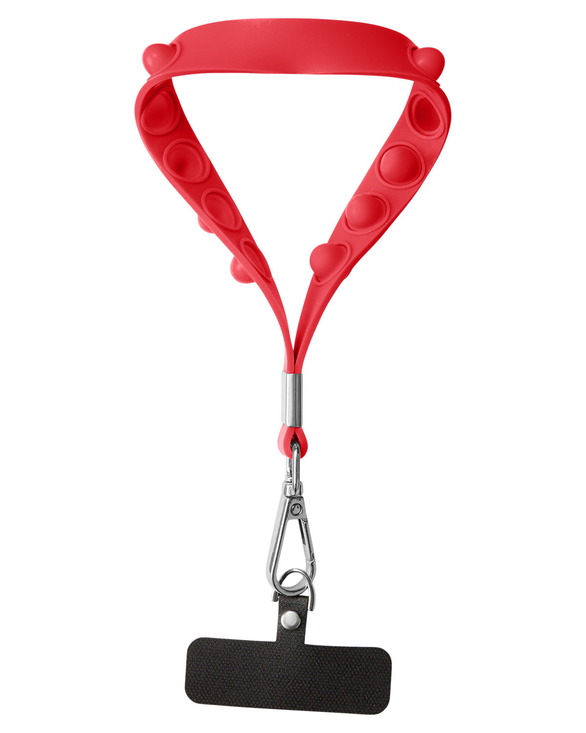 Push Pop Wrist Strap Keychain With Phone Holder 33