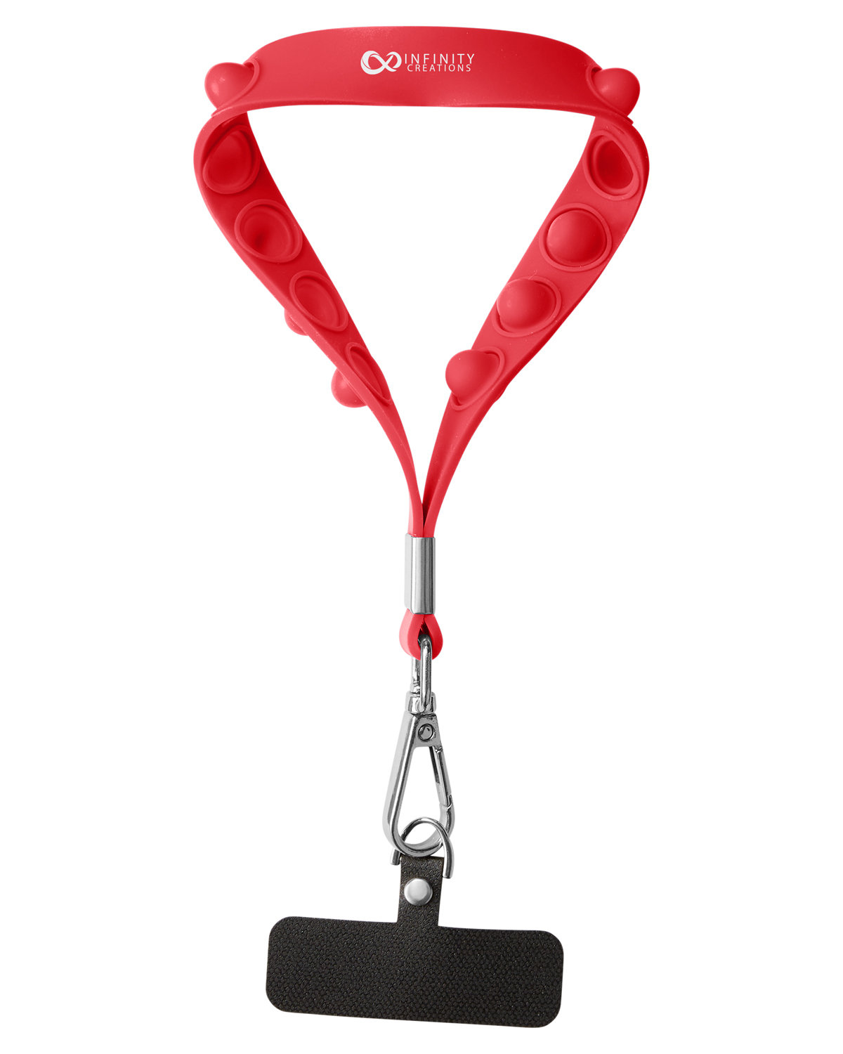Push Pop Wrist Strap Keychain With Phone Holder 25