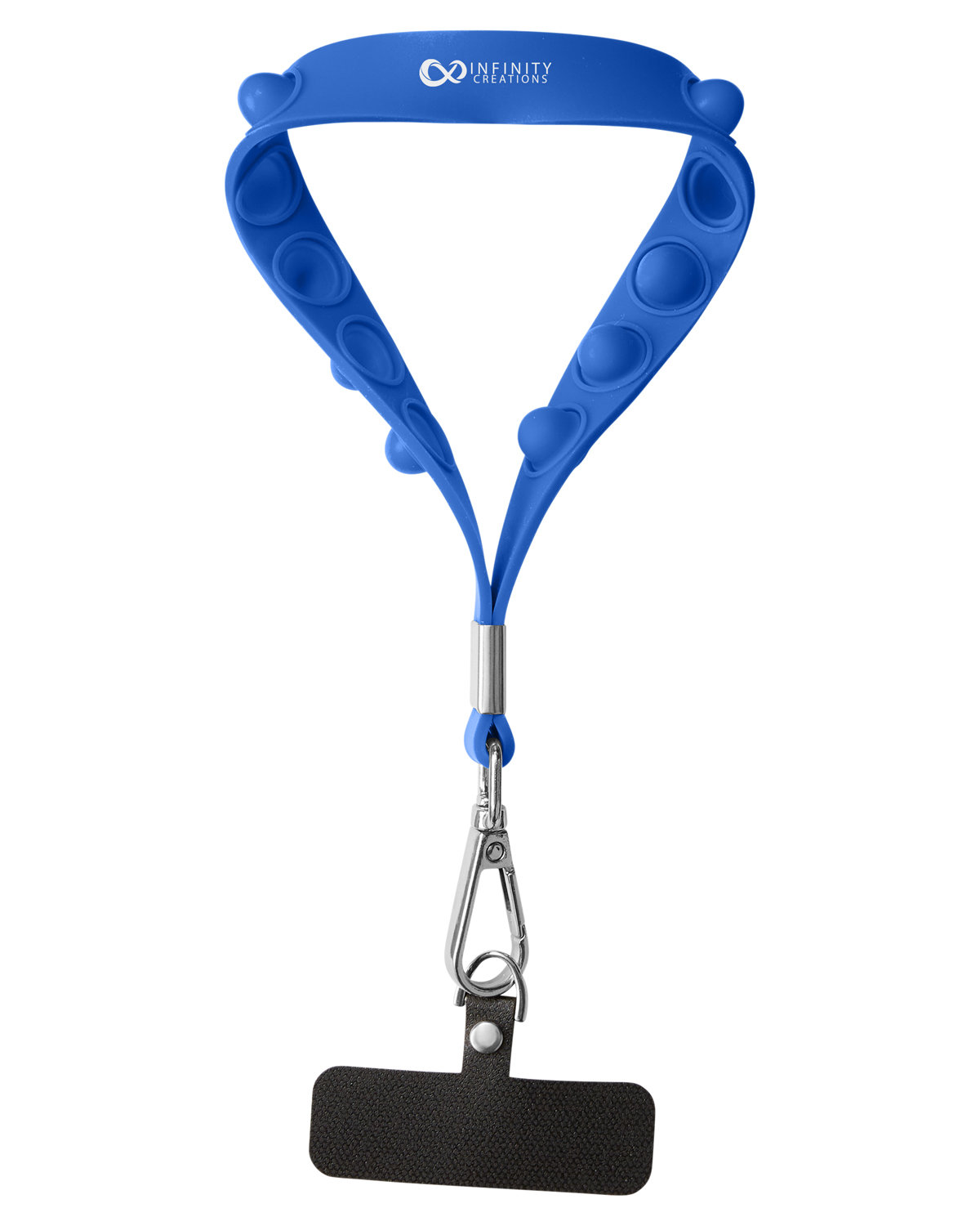 Push Pop Wrist Strap Keychain With Phone Holder 37