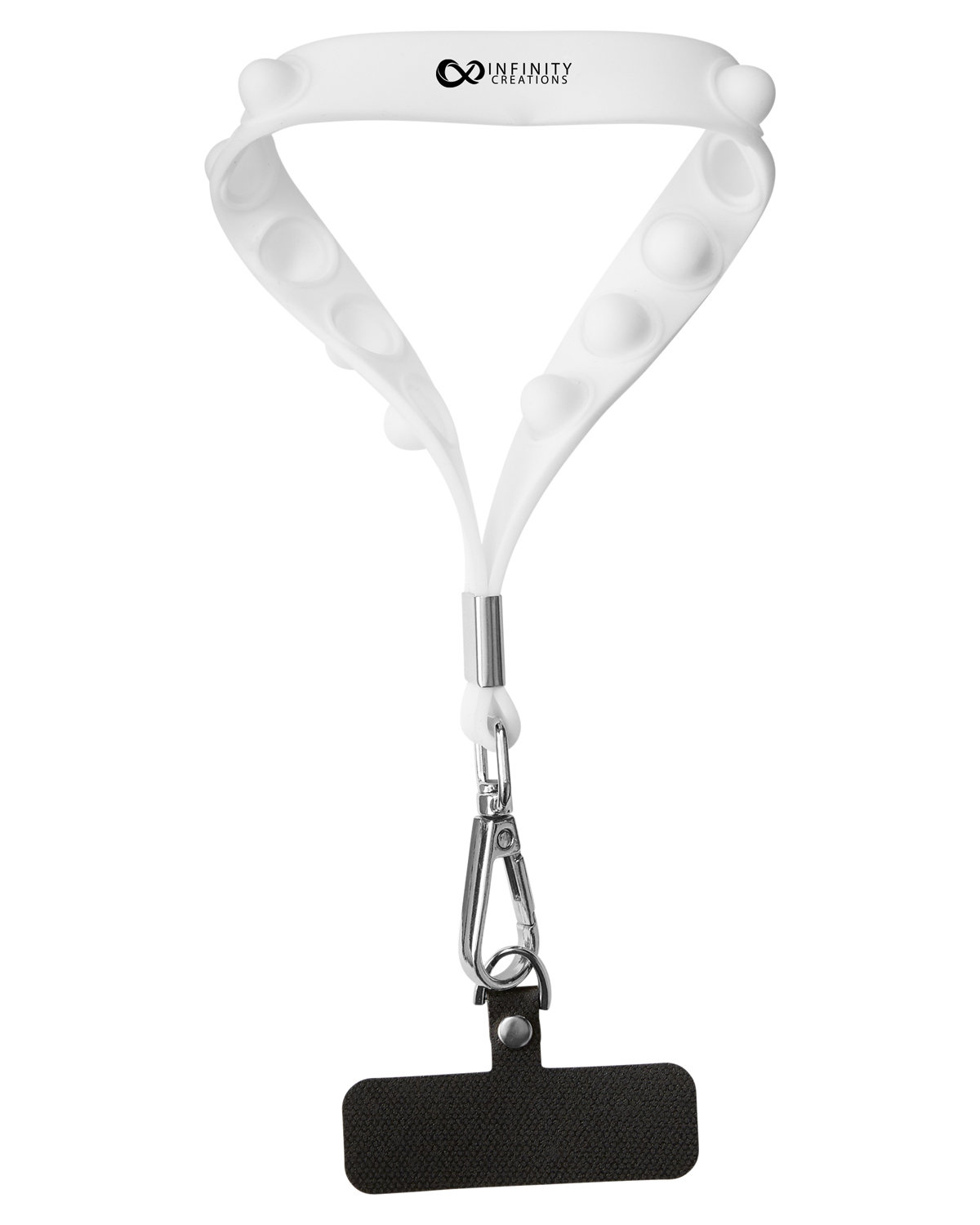 Push Pop Wrist Strap Keychain With Phone Holder 34