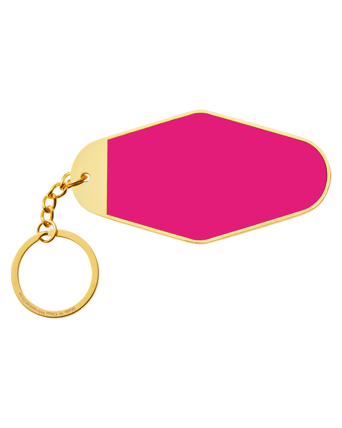 Breast Cancer Awareness Pink Ribbon Metal Keychain 1