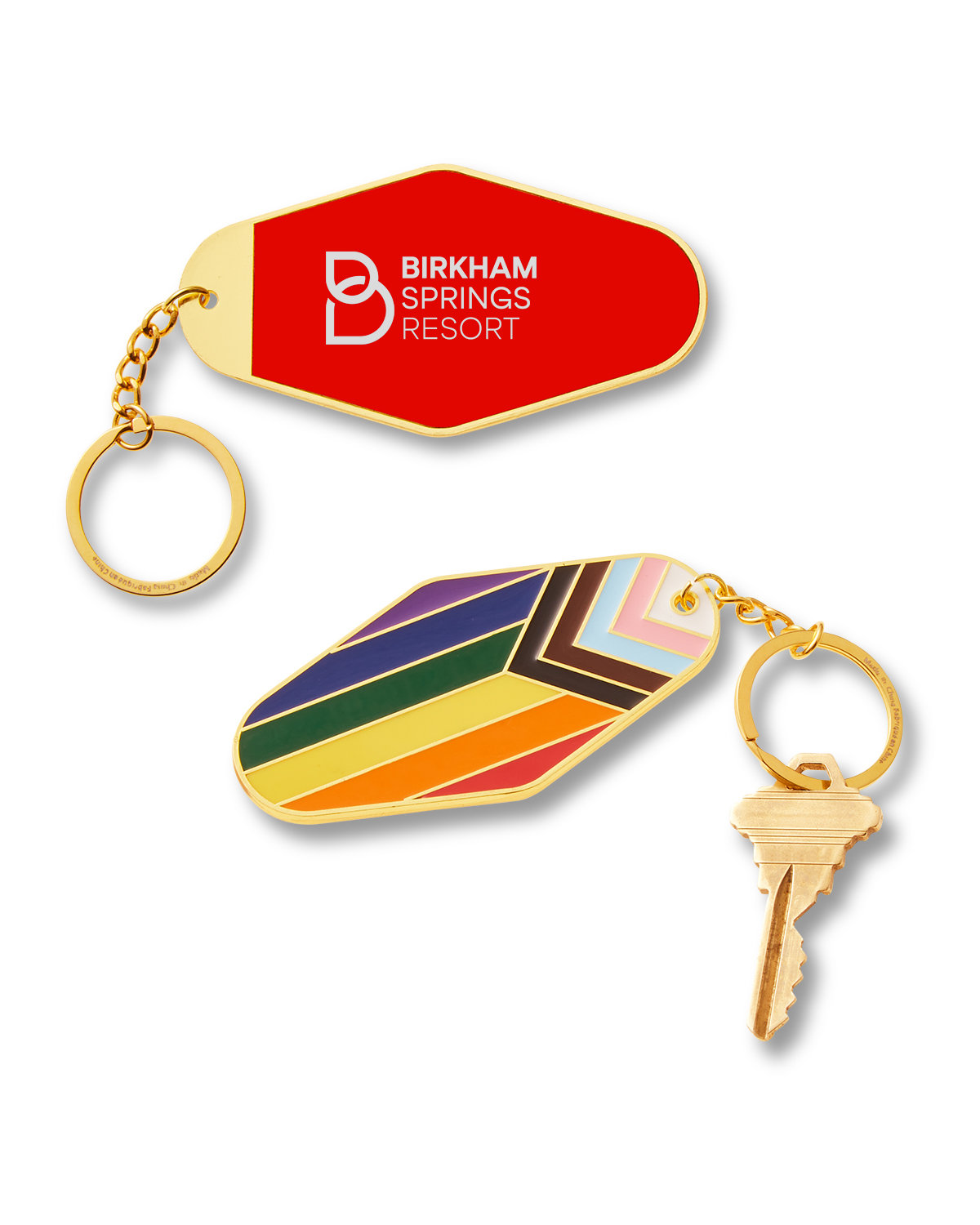 Rainbow Pride LGBTQ+ Metal Keychain 4