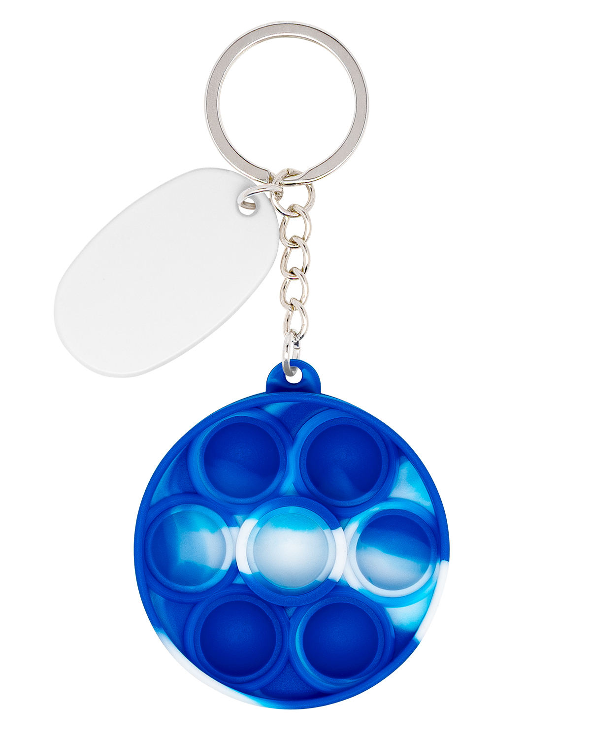 Push Pop Bubble Round Fidget Sensory Keychain 9