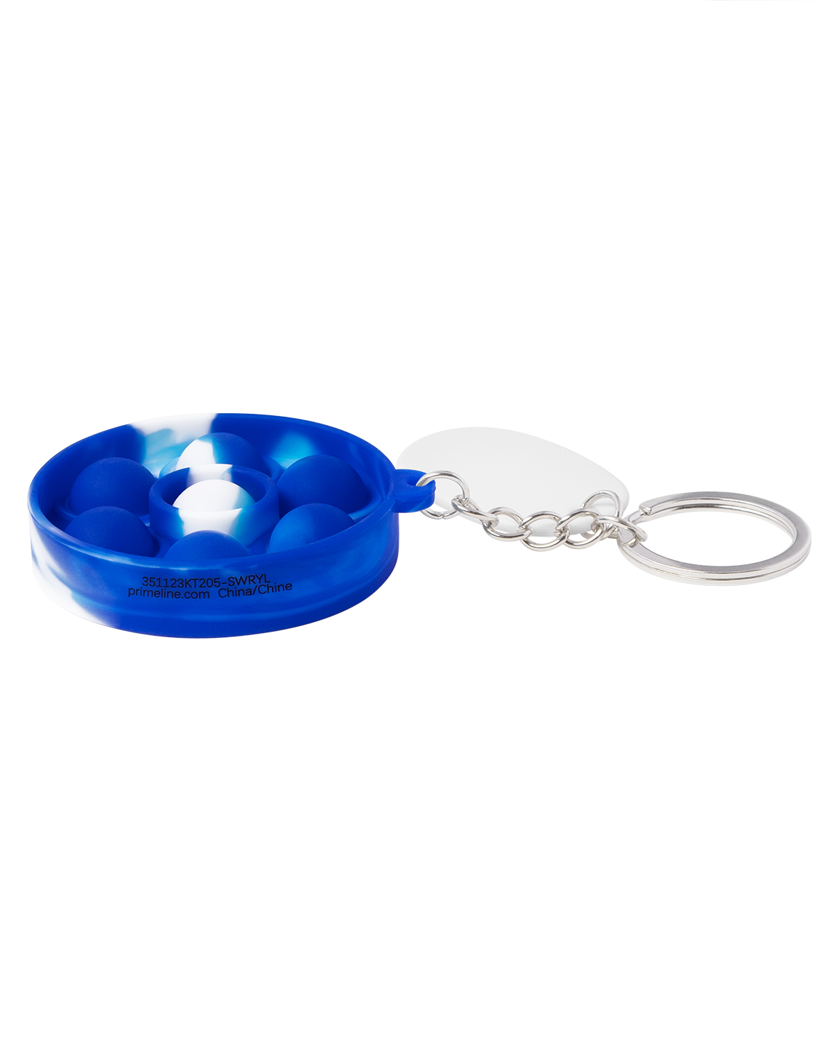 Push Pop Bubble Round Fidget Sensory Keychain 28
