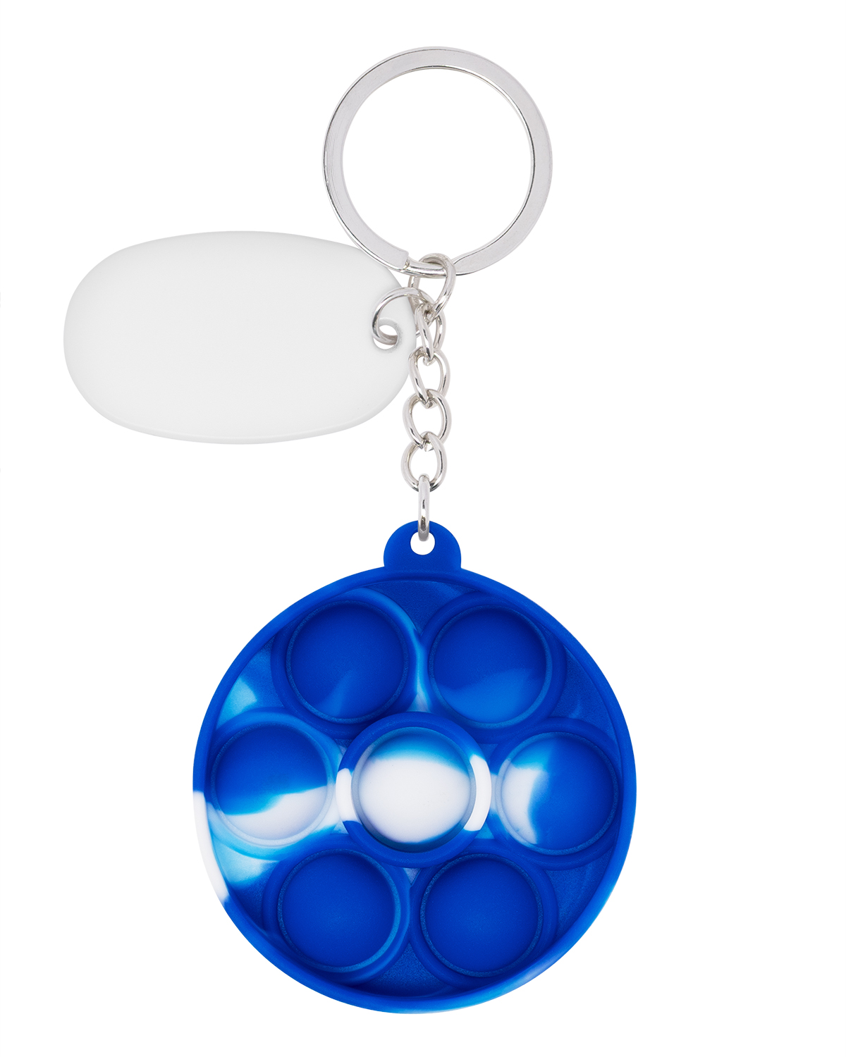 Push Pop Bubble Round Fidget Sensory Keychain 26