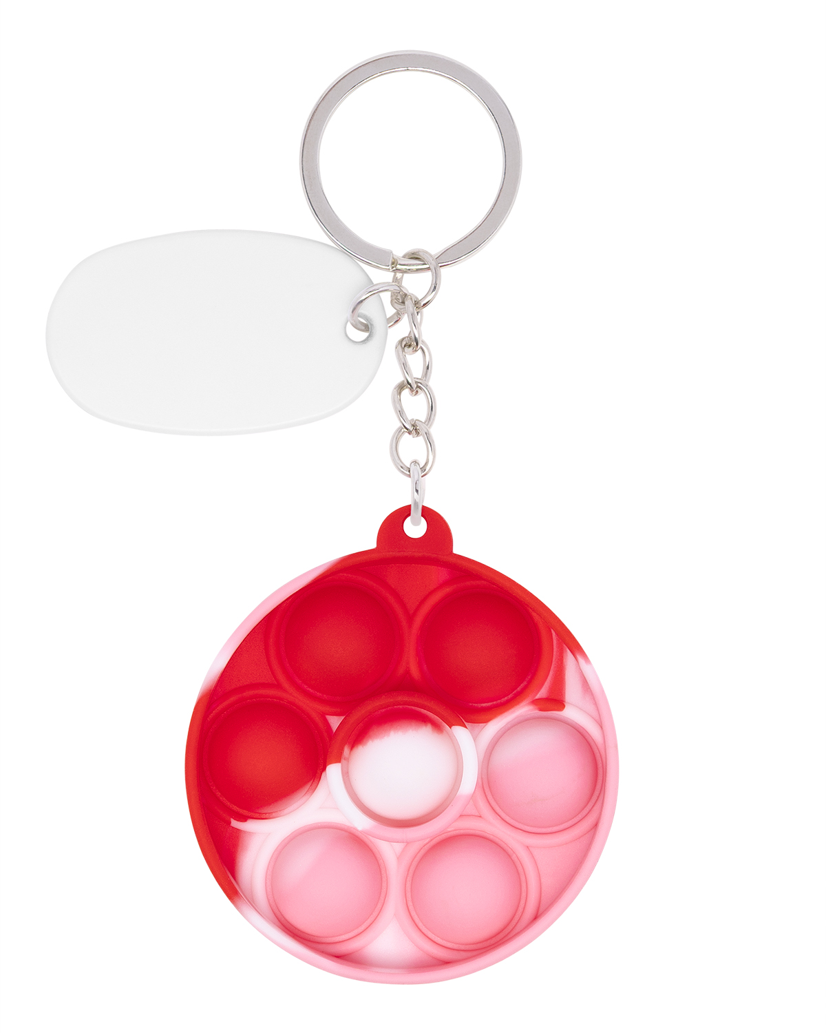 Push Pop Bubble Round Fidget Sensory Keychain 1