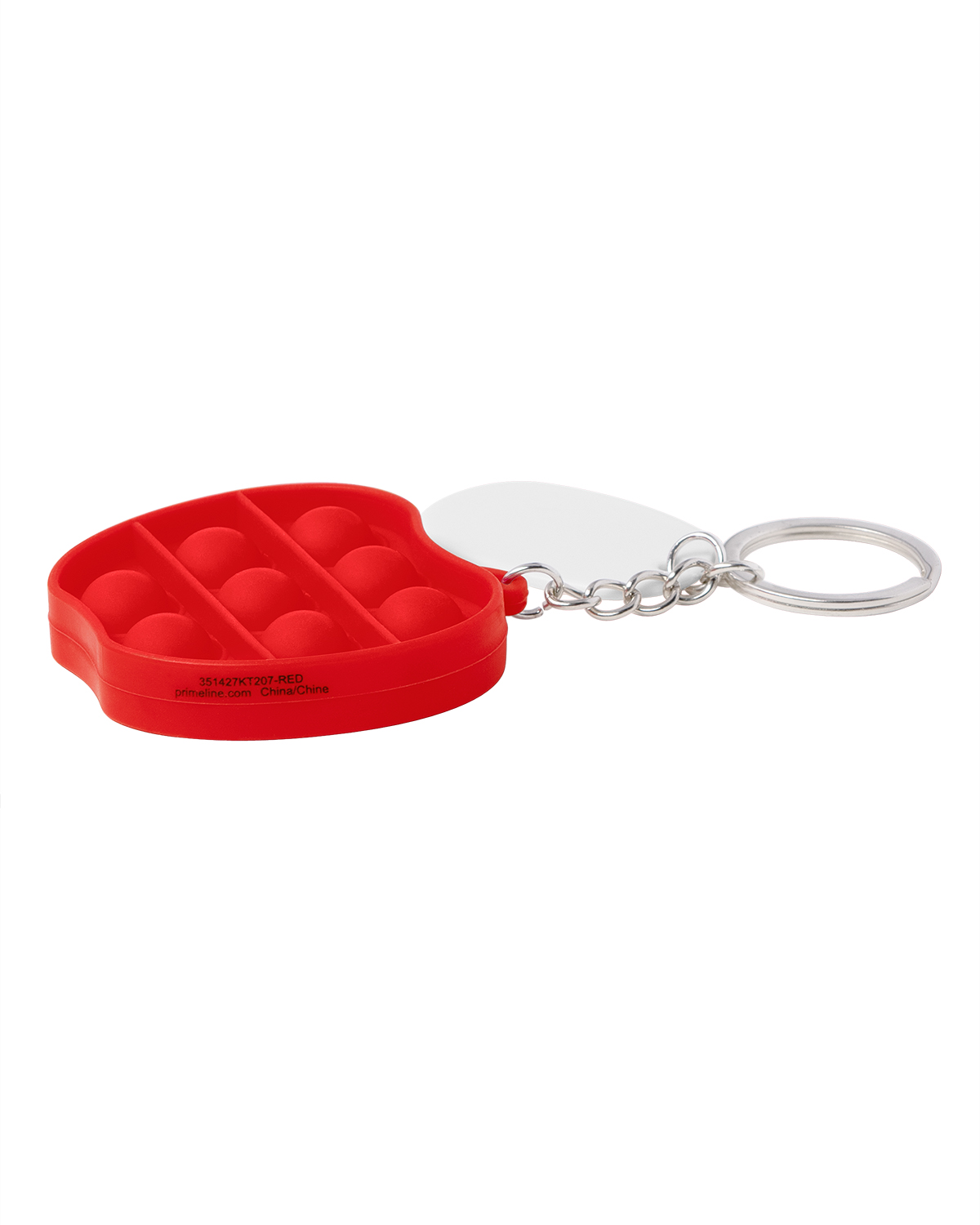 Push Pop Bubble Apple Fidget Sensory Keychain 9