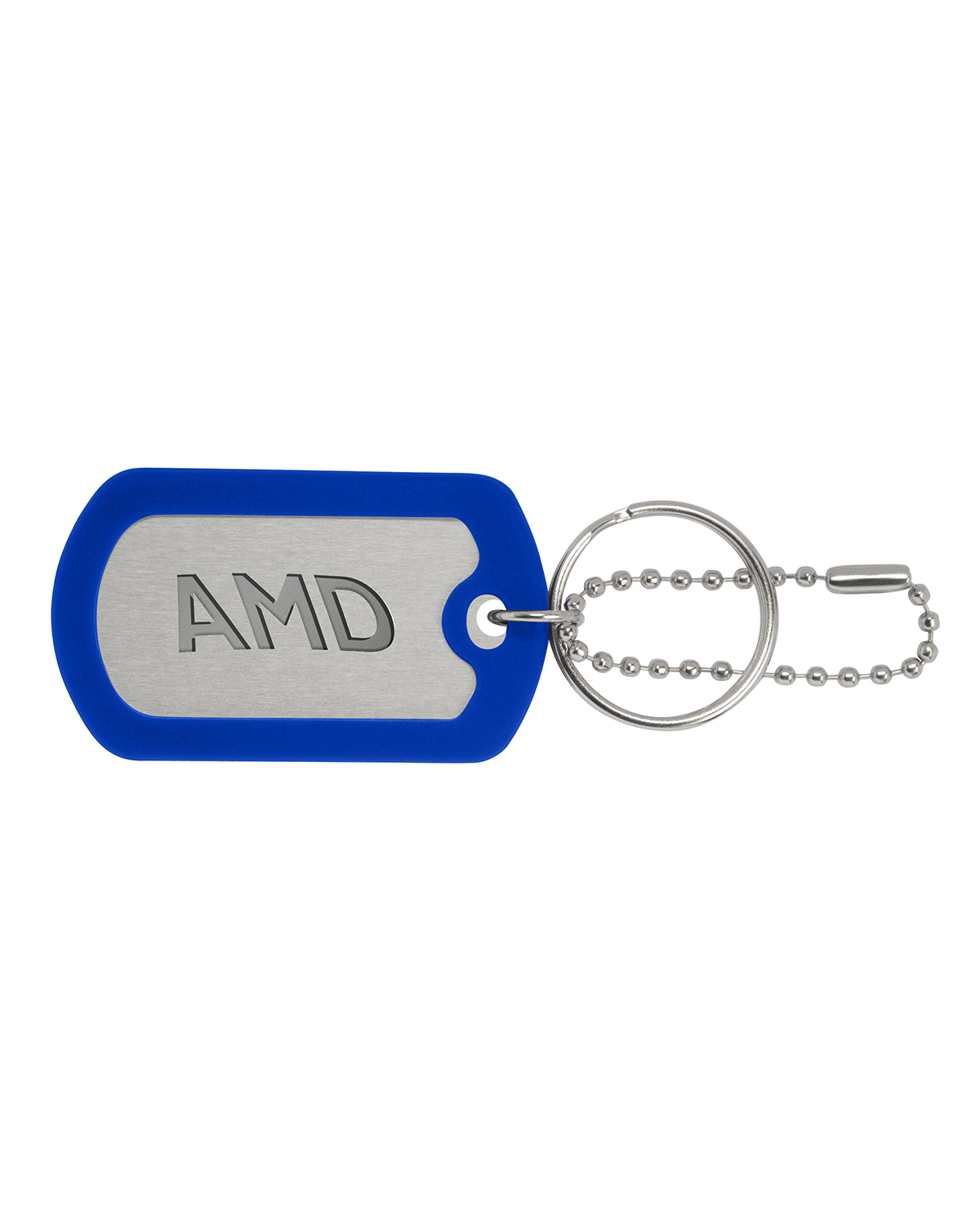 Ball Chain Dog Tag Keychain 24