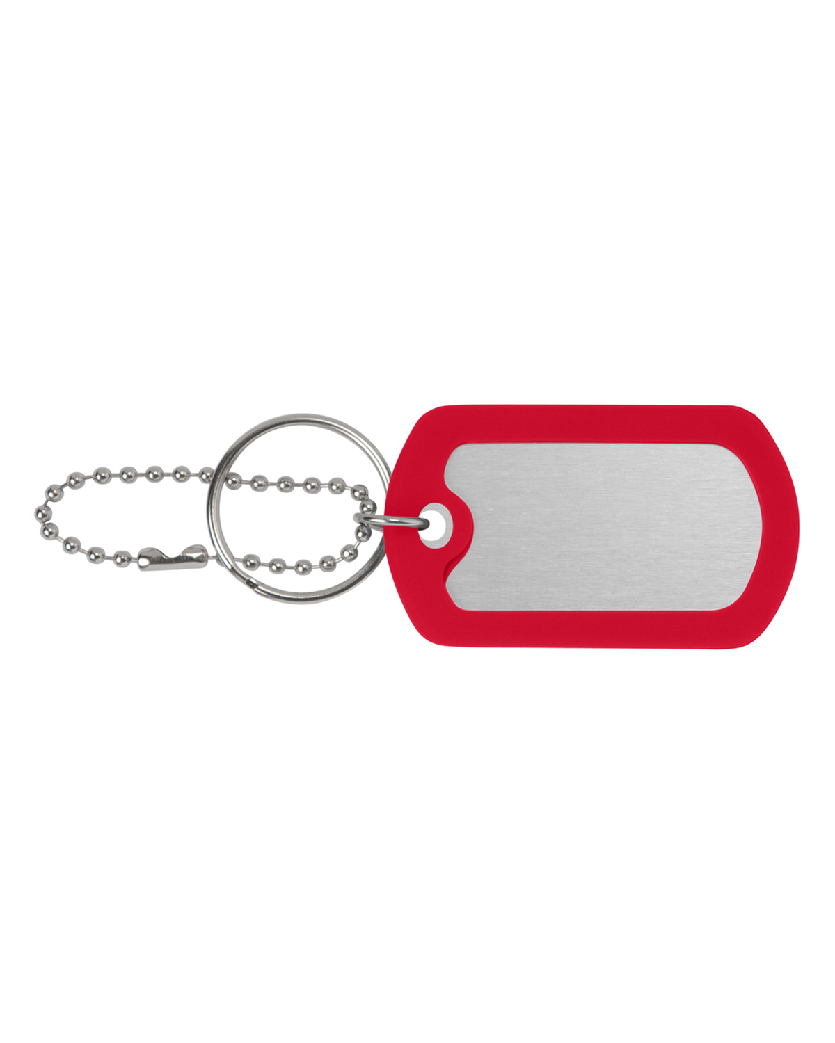 Ball Chain Dog Tag Keychain 19