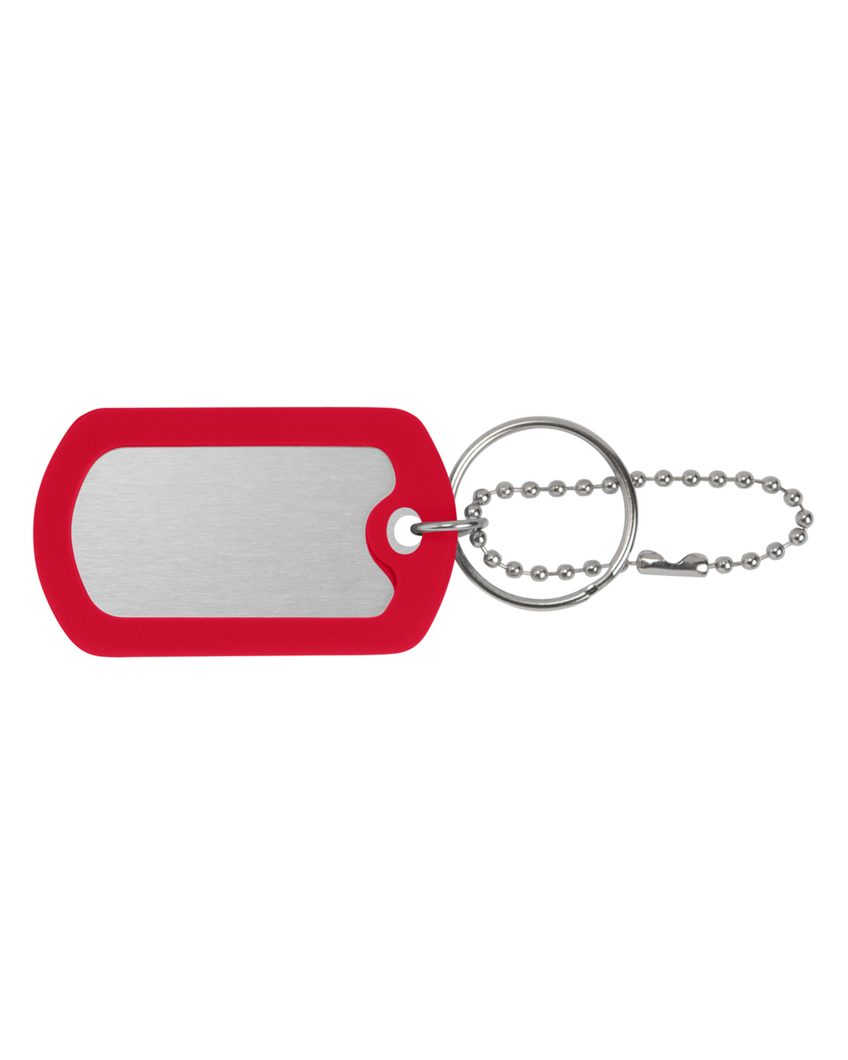 Ball Chain Dog Tag Keychain 16
