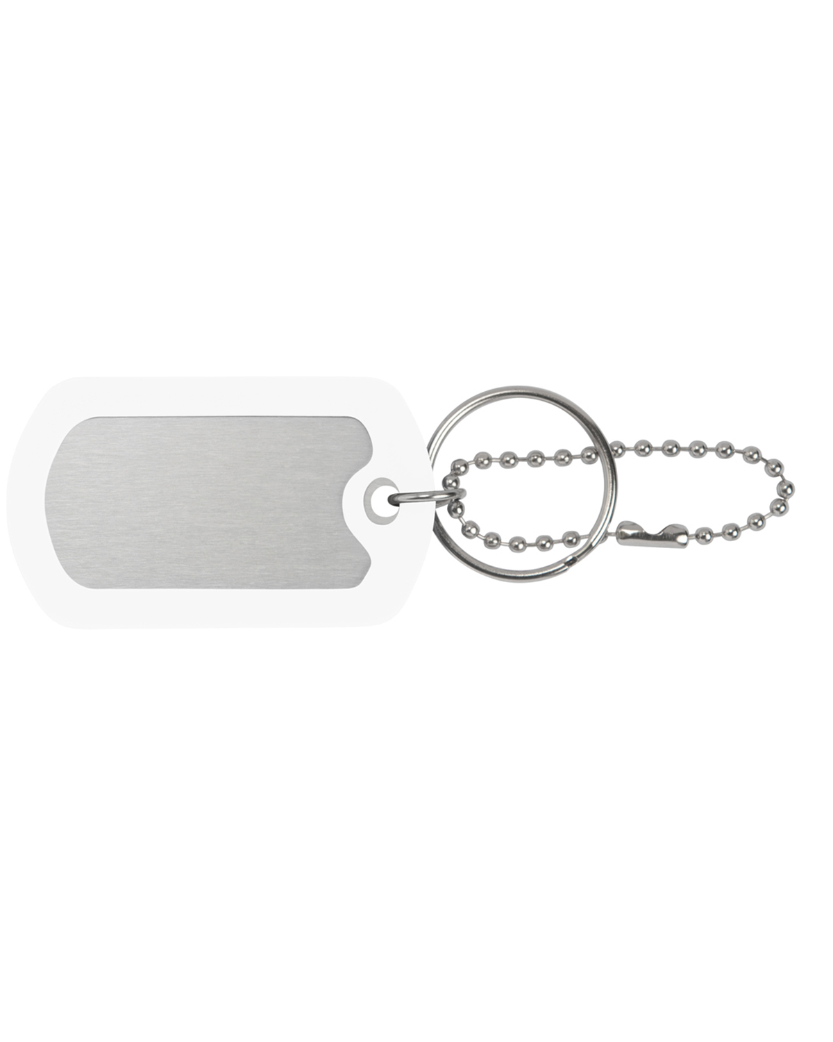Ball Chain Dog Tag Keychain 13