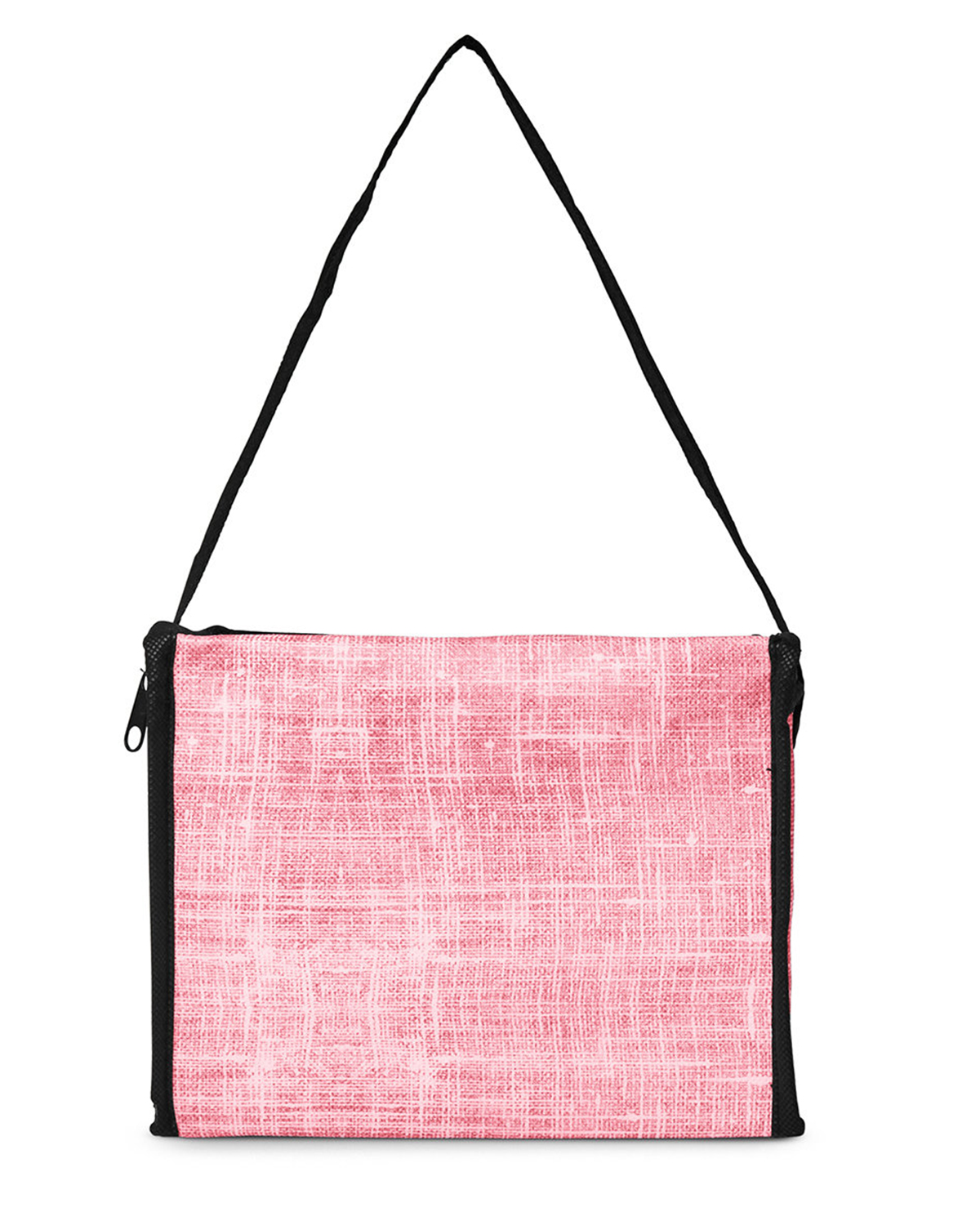 Denim Pattern Non-Woven 6-Pack Lunch Cooler Bag. 7