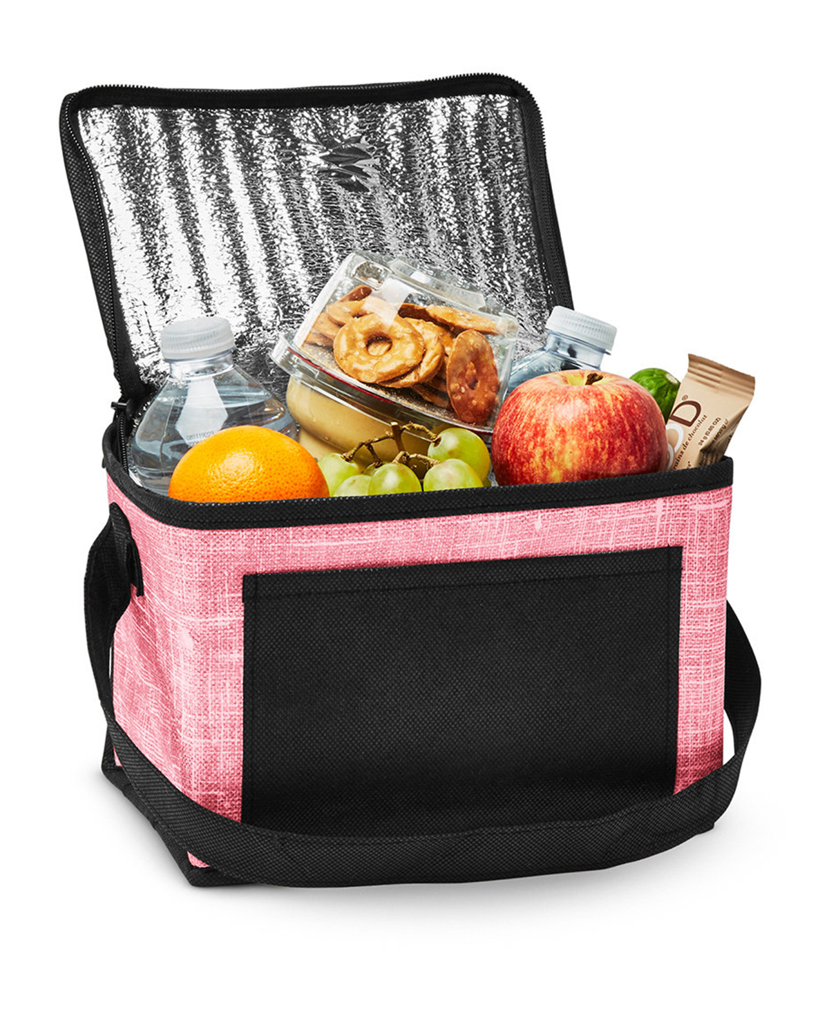 Denim Pattern Non-Woven 6-Pack Lunch Cooler Bag. 30