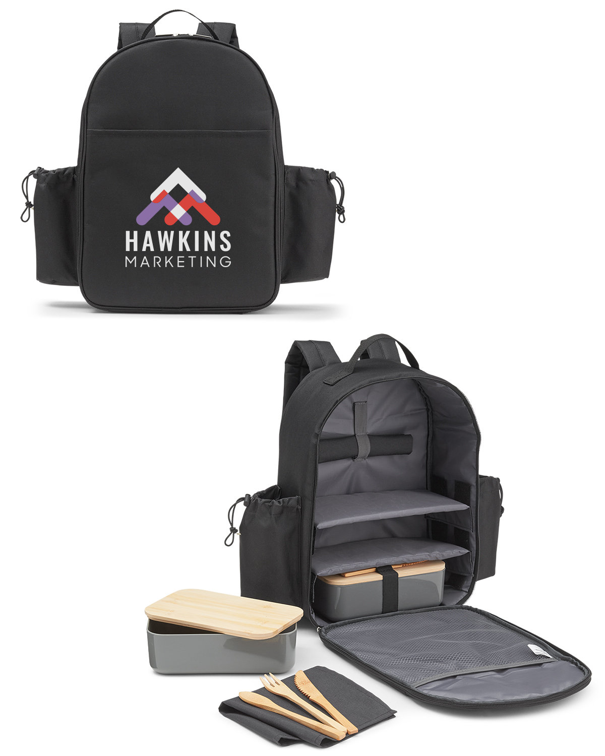 Eco Friendly Bento Picnic Set Backpack 4