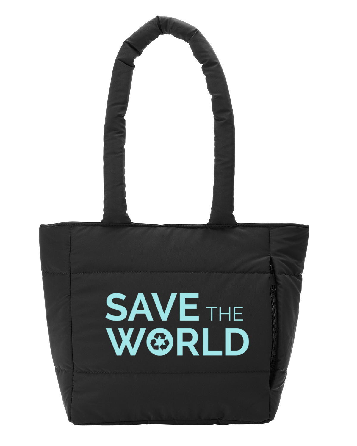 Eco Friendly Quilted Lunch Cooler Tote Bag 3