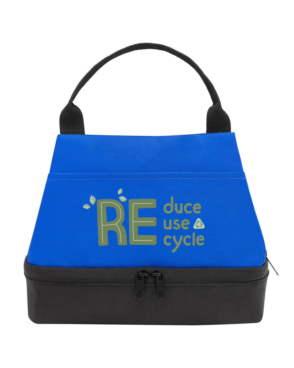 Eco Friendly Two Compartment Lunch Cooler Tote Bag 3