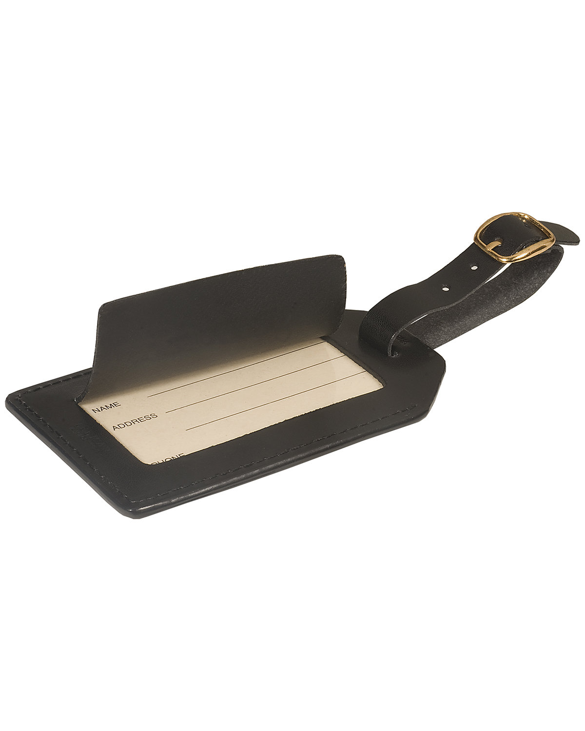 Grand Central Luggage Tag Sueded Leather 7