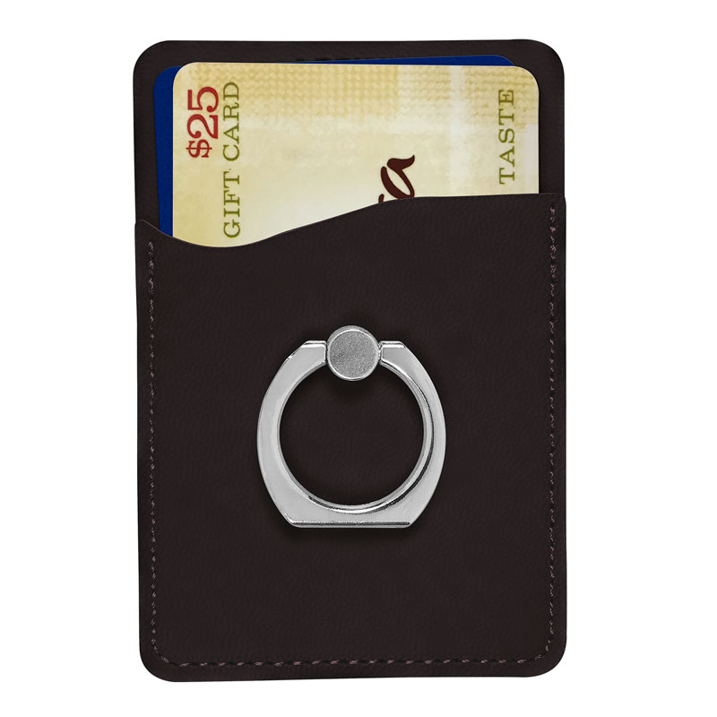 Tuscany Card Holder with Metal Ring Phone Stand 52