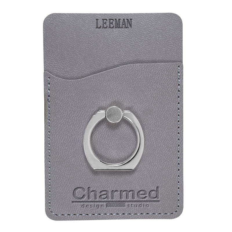 Tuscany Card Holder with Metal Ring Phone Stand 51