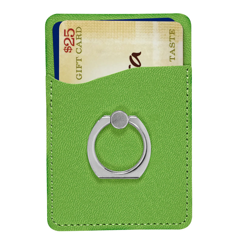 Tuscany Card Holder with Metal Ring Phone Stand 2