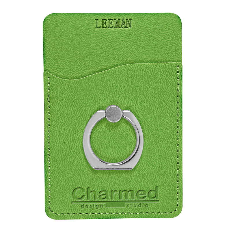 Tuscany Card Holder with Metal Ring Phone Stand 61