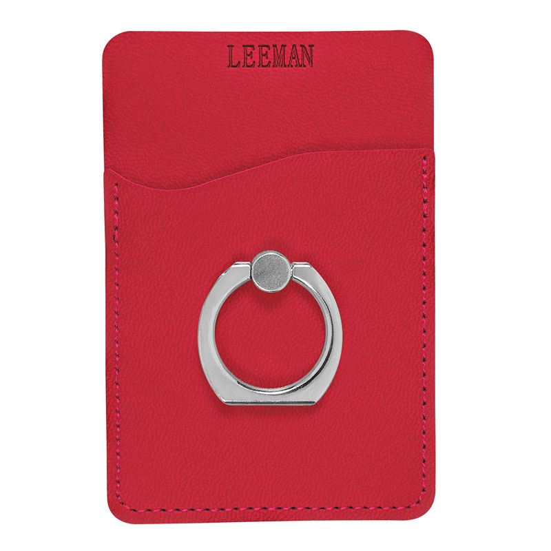 Tuscany Card Holder with Metal Ring Phone Stand 44