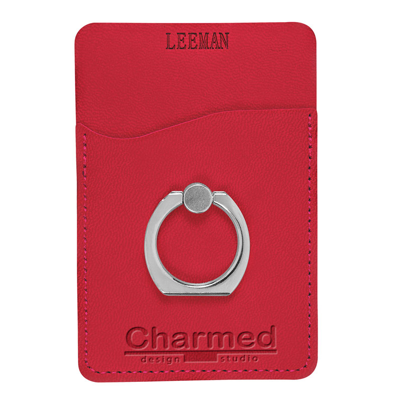 Tuscany Card Holder with Metal Ring Phone Stand 19