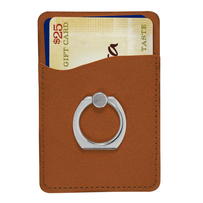 Tuscany Card Holder with Metal Ring Phone Stand 64