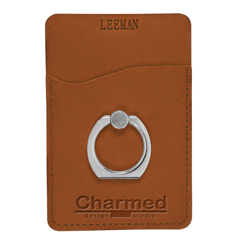 Tuscany Card Holder with Metal Ring Phone Stand 65