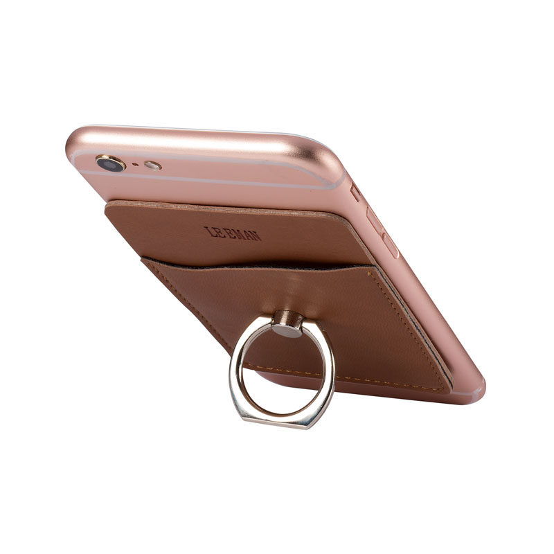Tuscany Card Holder with Metal Ring Phone Stand 25