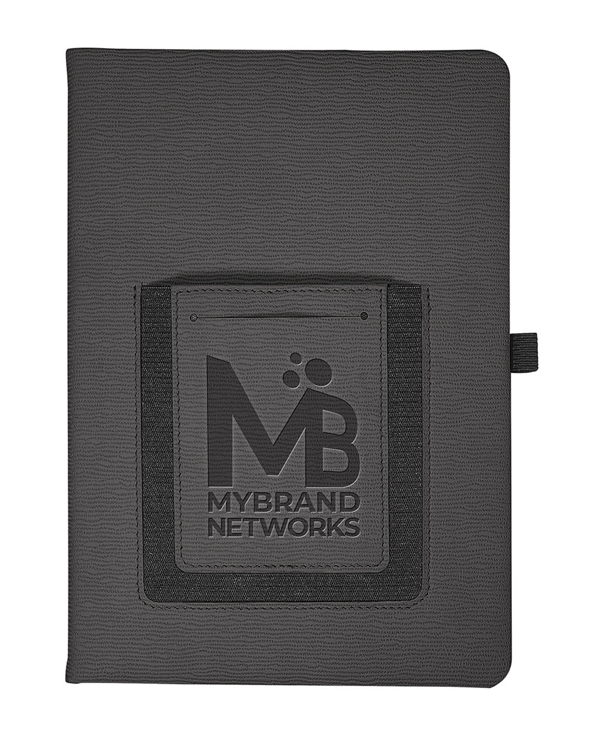 Roma Journal Notebook With Phone Pocket 5.625" X 8.25"