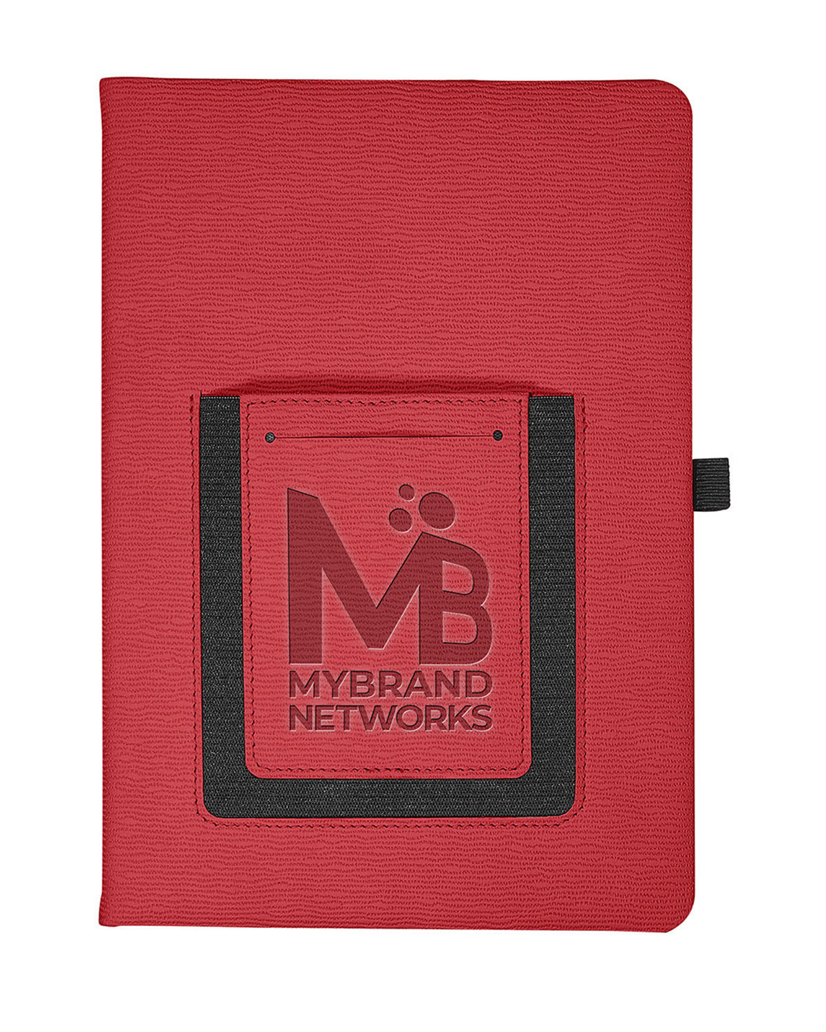 Roma Journal Notebook With Phone Pocket 5.625" X 8.25" 9