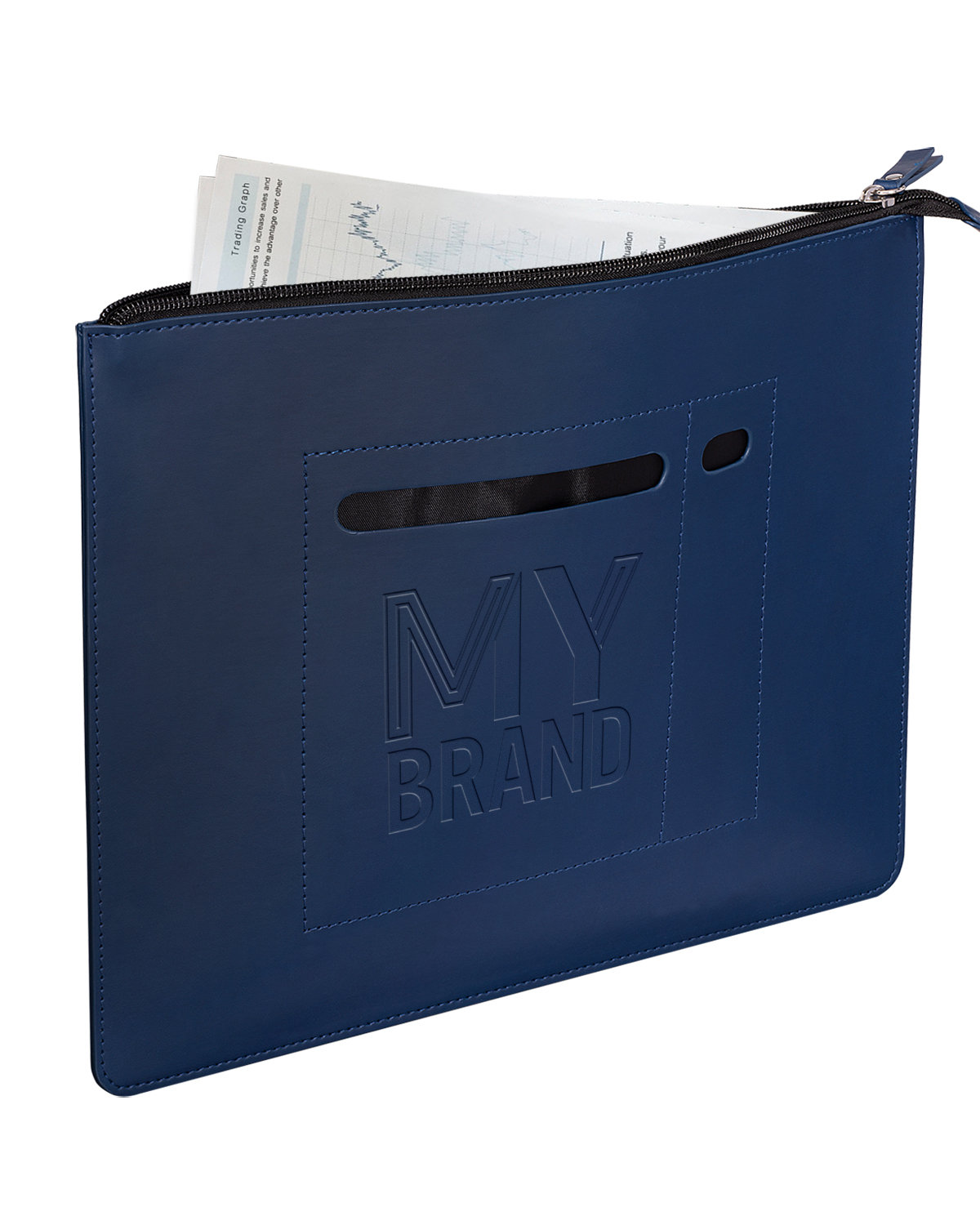 Italian Thermo PU Zip File Folder 3