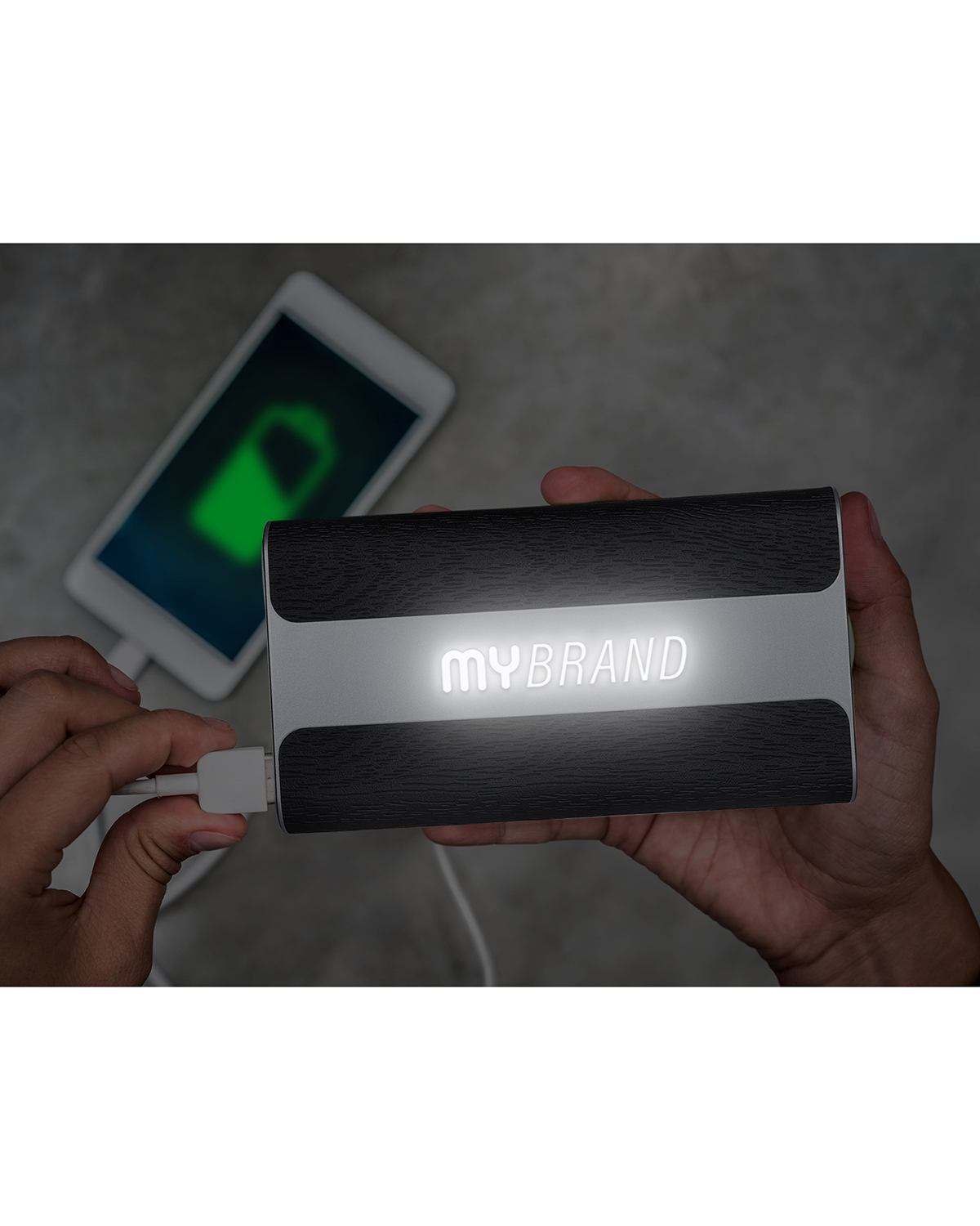 Light-Up-Your-Logo Power Bank 6