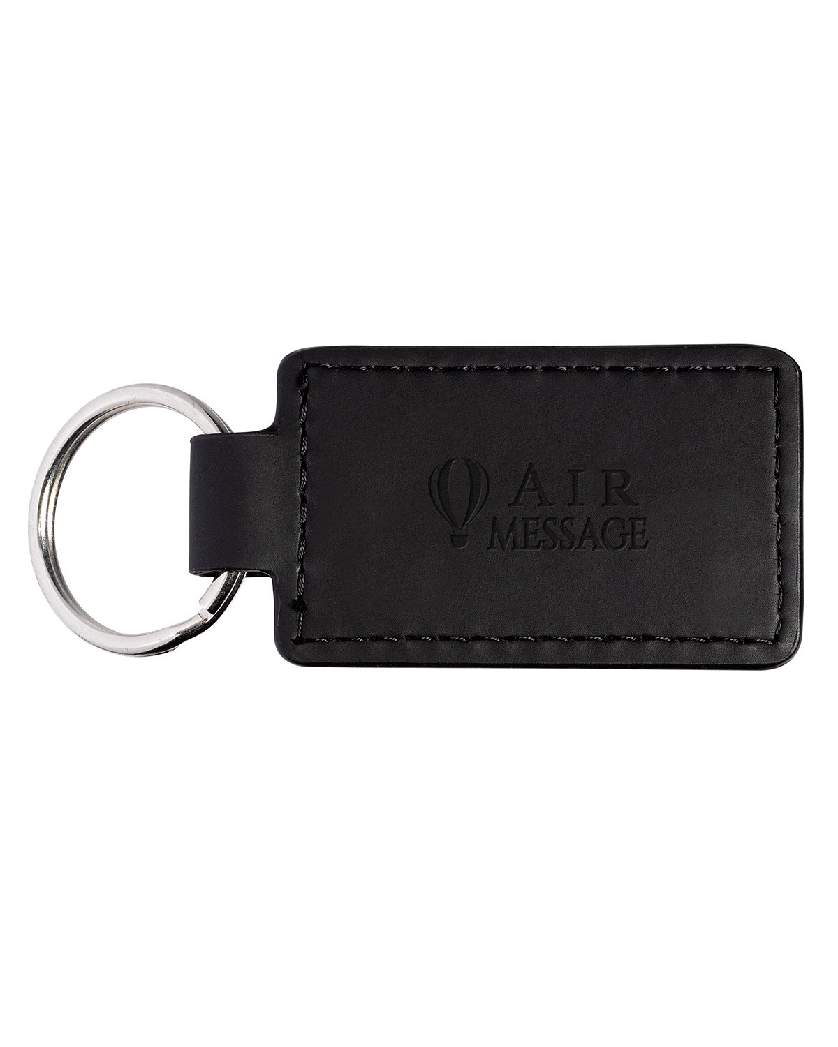 Tuscany PU Leather Rectangle Keychain 6