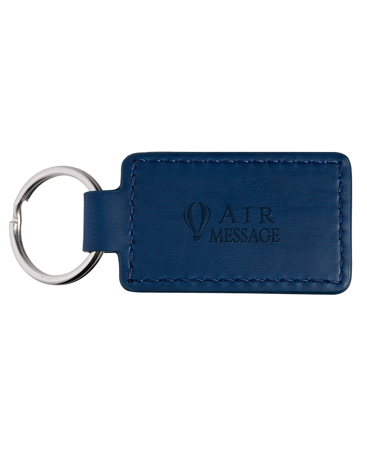 Tuscany PU Leather Rectangle Keychain 1