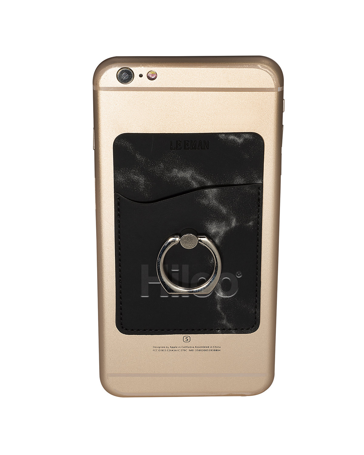 Marble Card Holder With Metal Ring Phone Stand 8