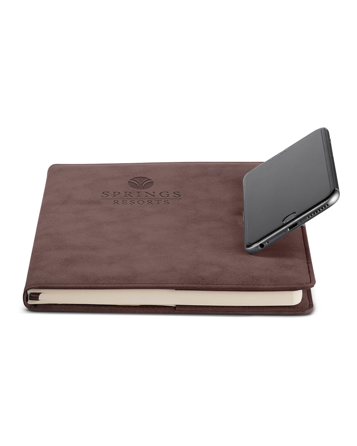 Nuba Cover With Phone Stand Refillable Journal 6.3" X 8.39" 15