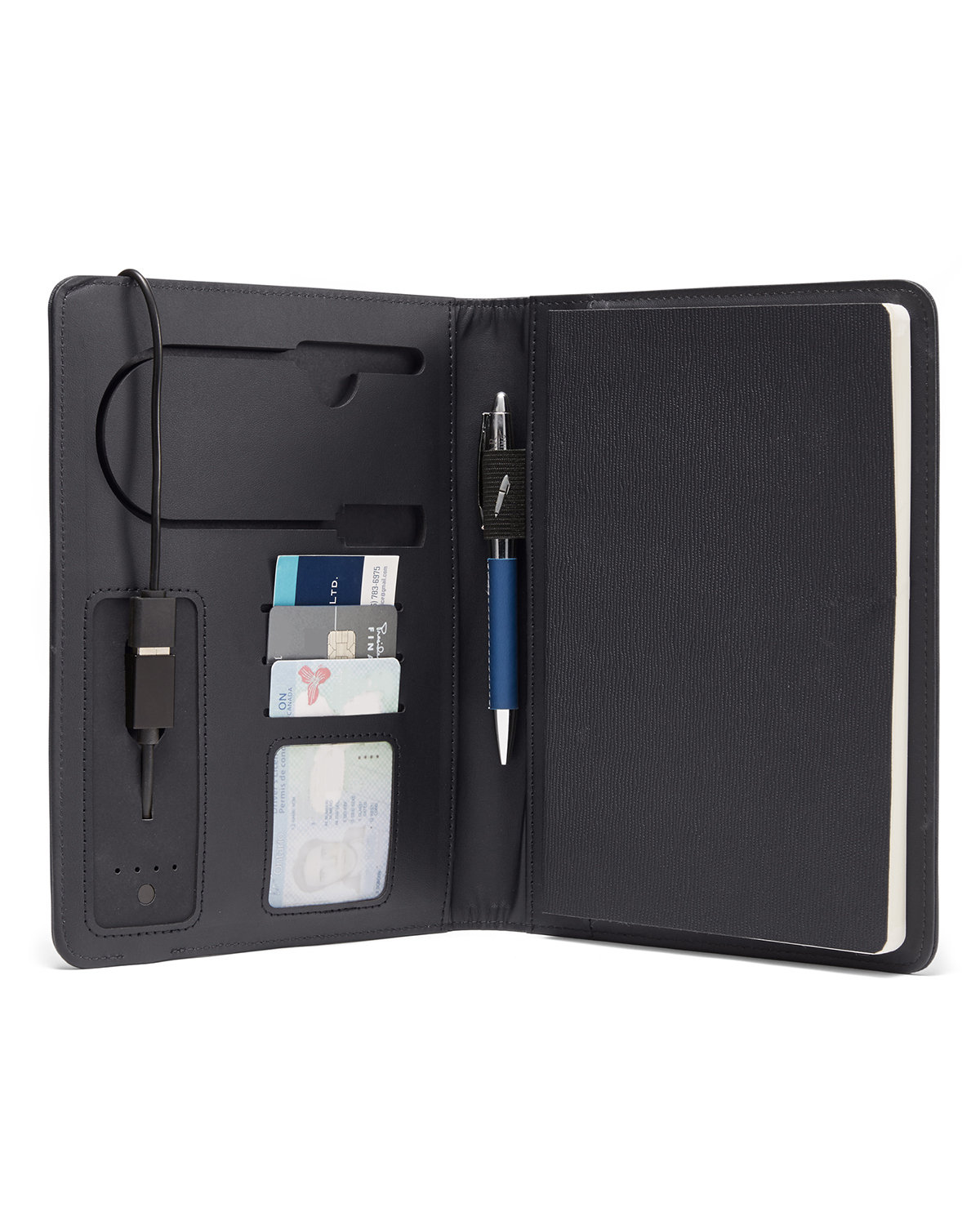 Roma 6"x8" Wireless Power Charger Refillable Journal 2