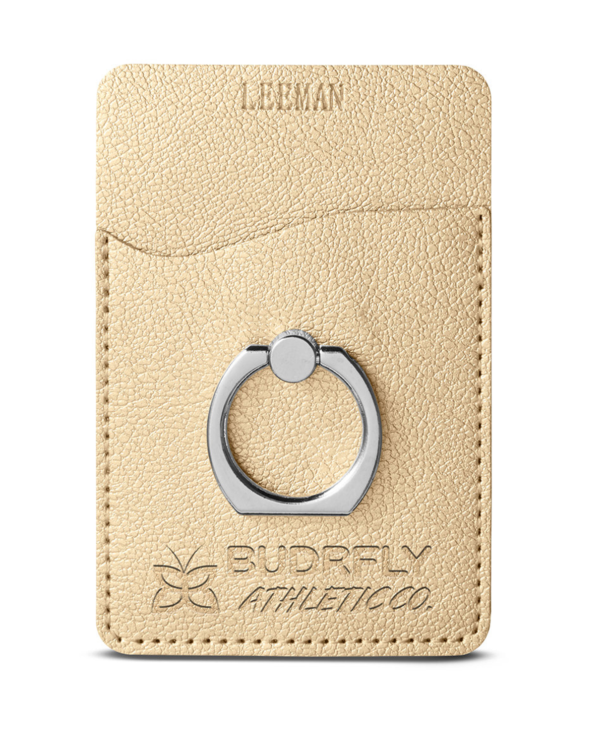 Shimmer Card Holder With Metal Ring Phone Stand 11