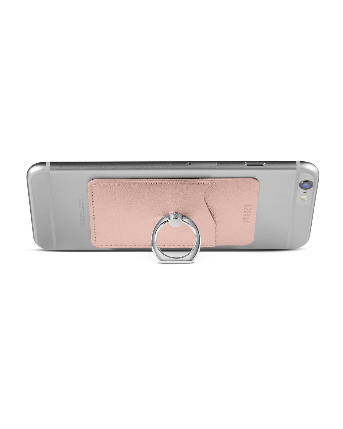 Shimmer Card Holder With Metal Ring Phone Stand 15