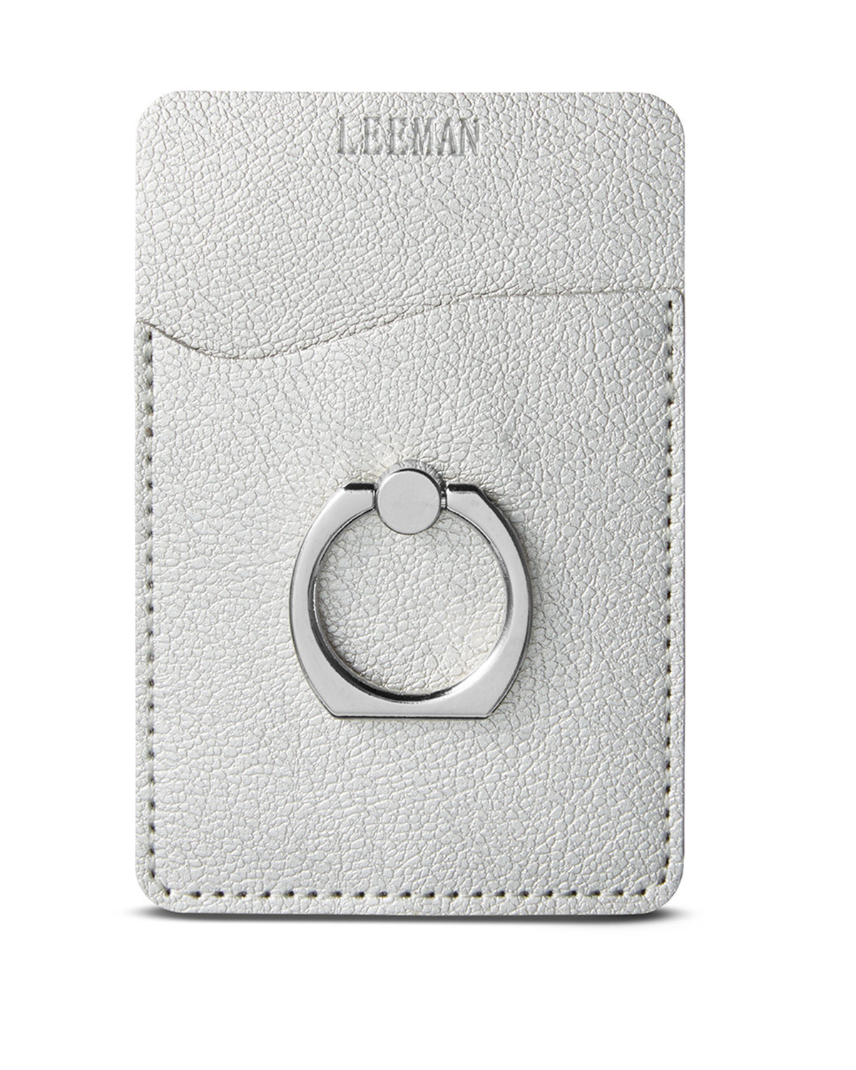 Shimmer Card Holder With Metal Ring Phone Stand 25