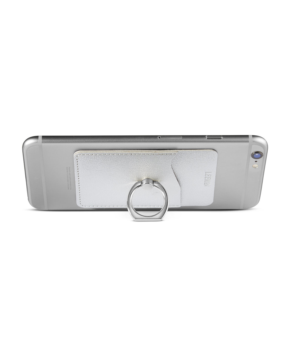 Shimmer Card Holder With Metal Ring Phone Stand 17
