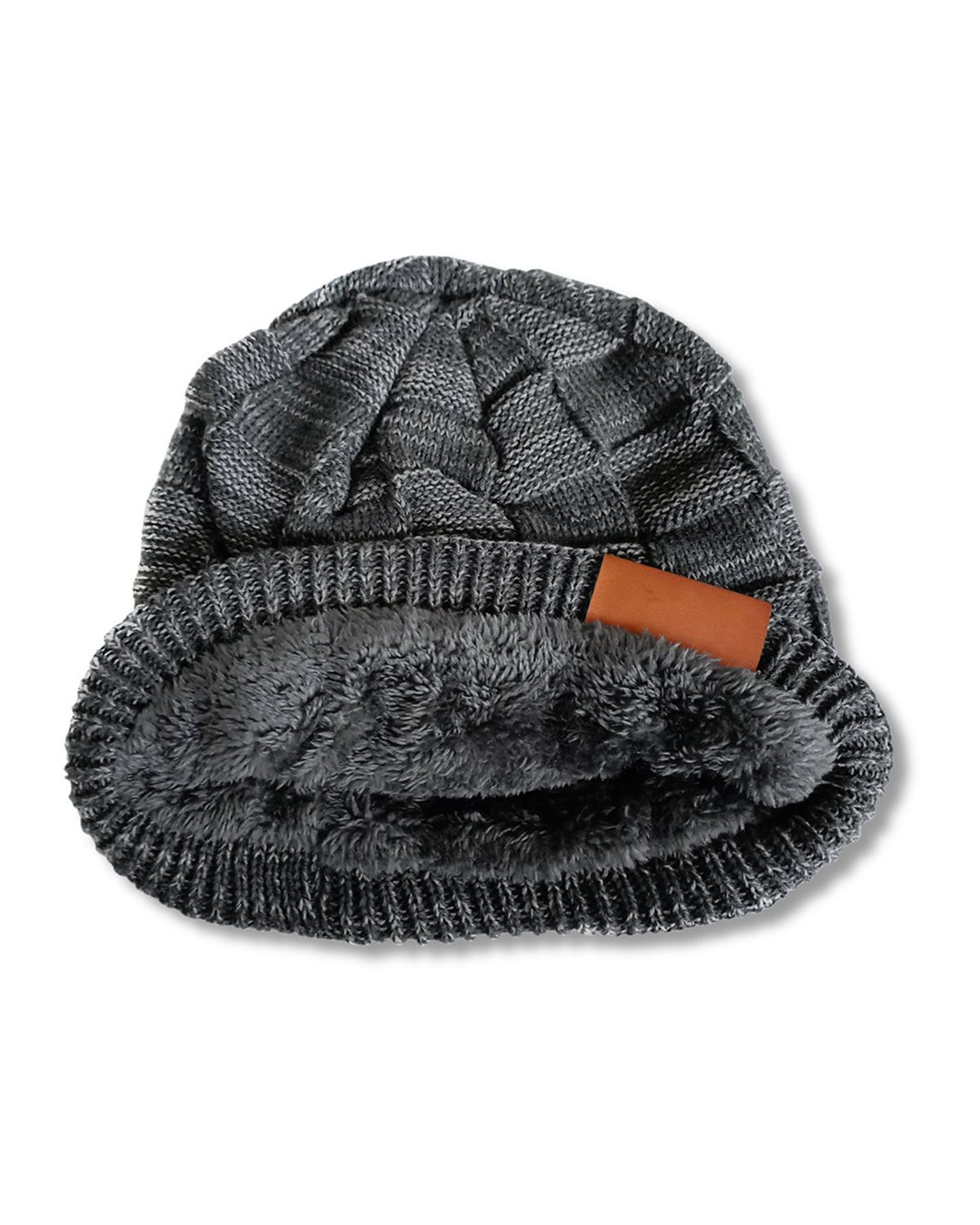 Fuzzy Lining Slouchy Beanie 5