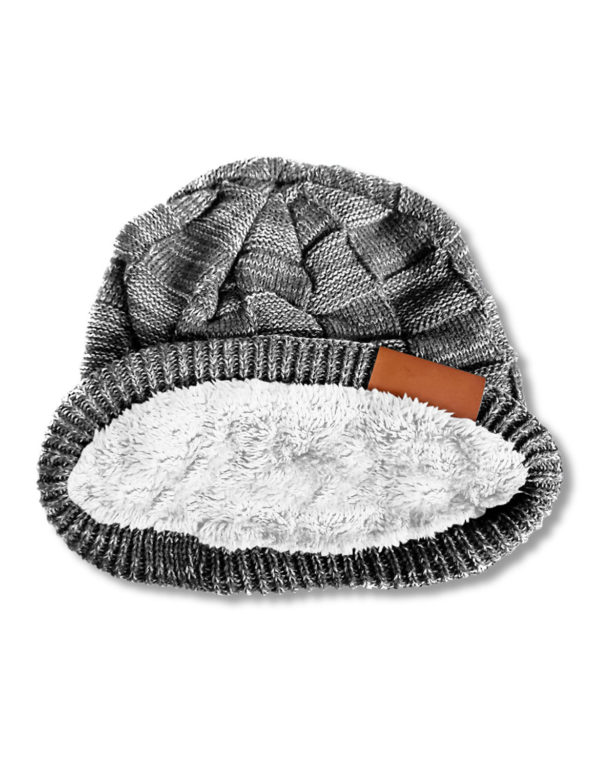 Fuzzy Lining Slouchy Beanie 19