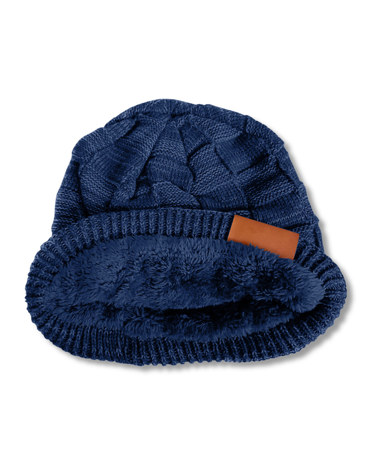 Fuzzy Lining Slouchy Beanie 15