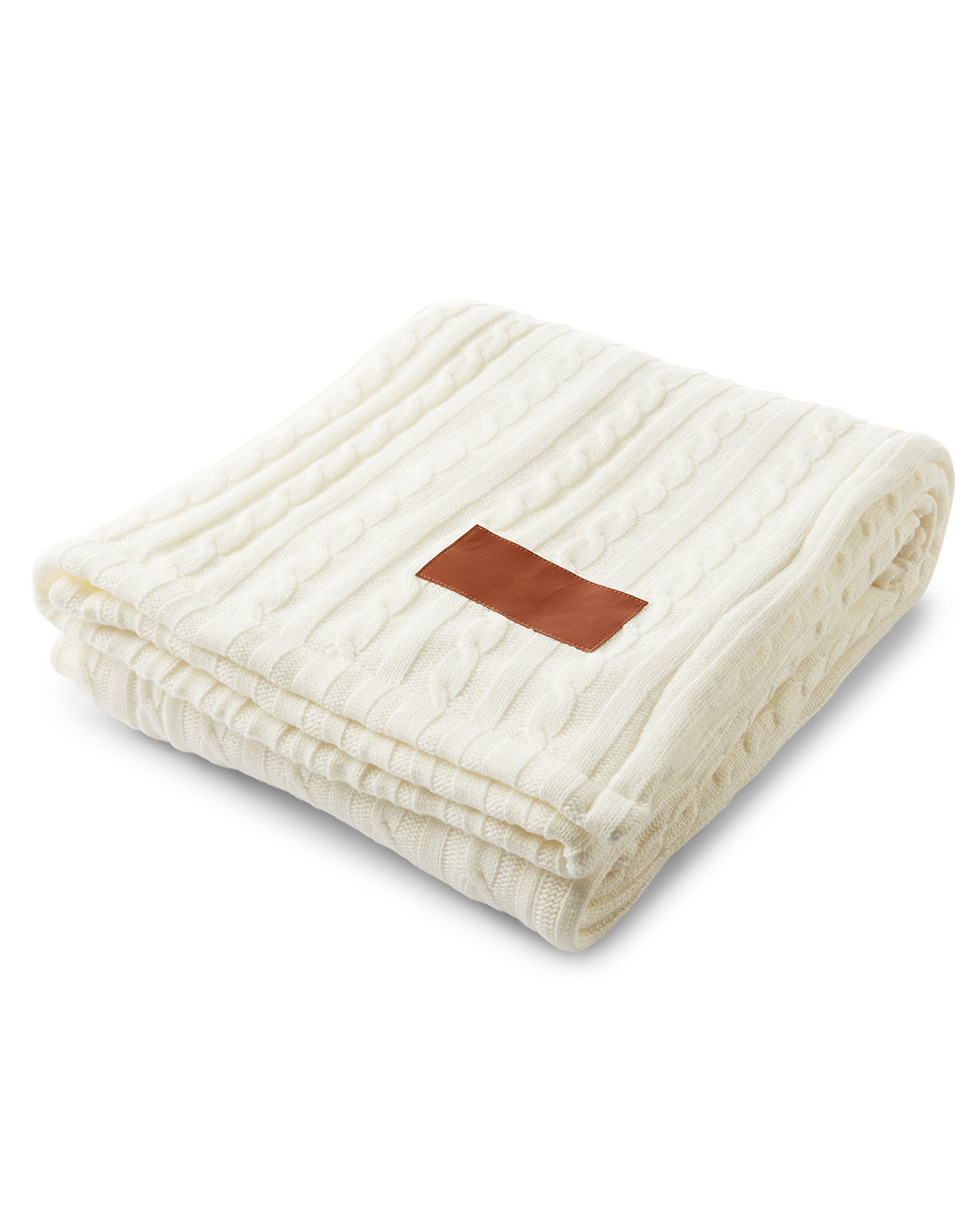 Cable Knit Sherpa Throw 19