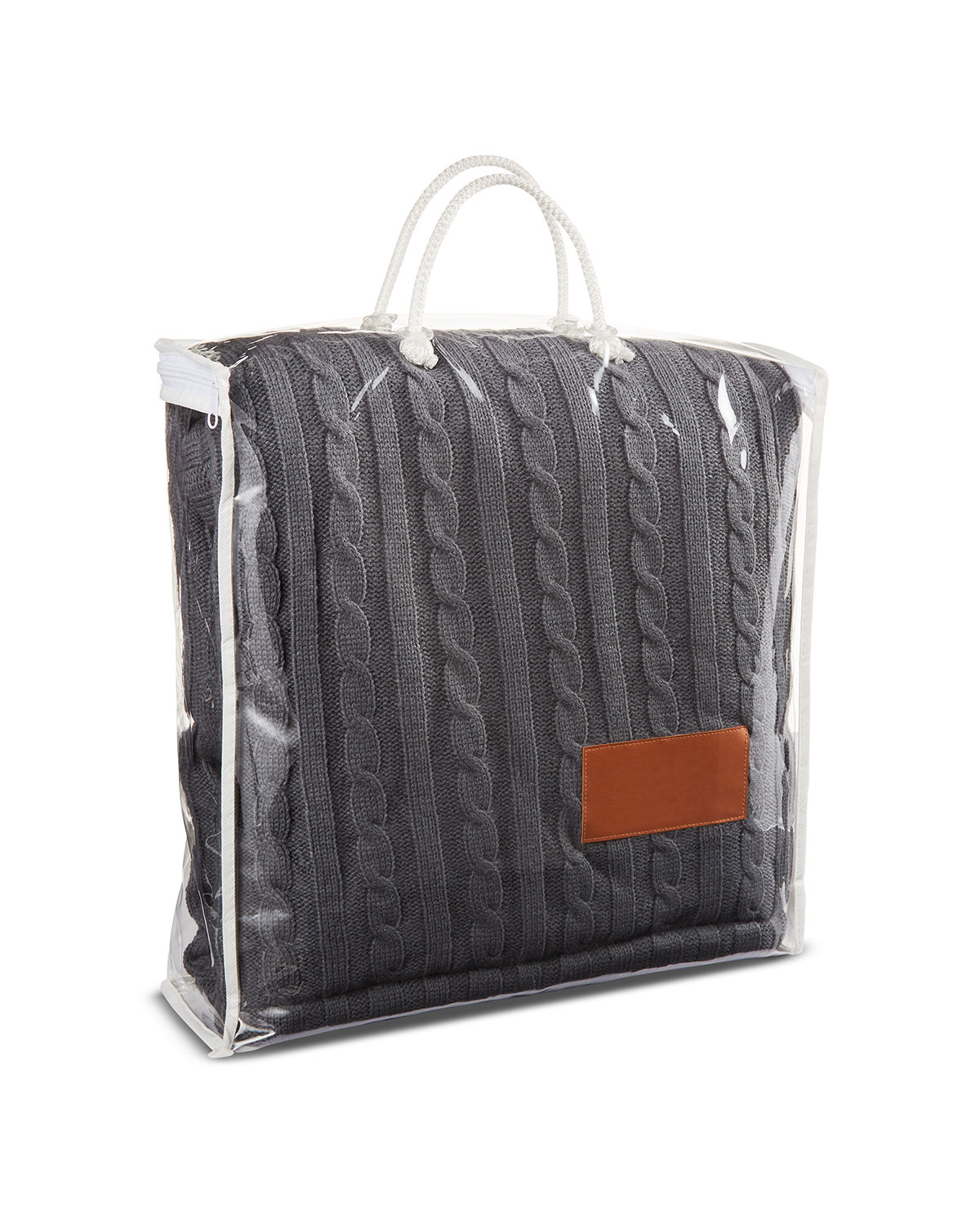 Cable Knit Sherpa Throw 18